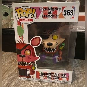 SOLD- Rockstar Foxy Funko Pop